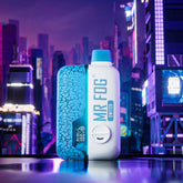 Nicotine Free Mr Fog Switch SW15000 Blue mist  disposable vape! Adjustable Wattage and airflow ,power mode, Dual Mesh Coil, 15K puffs.